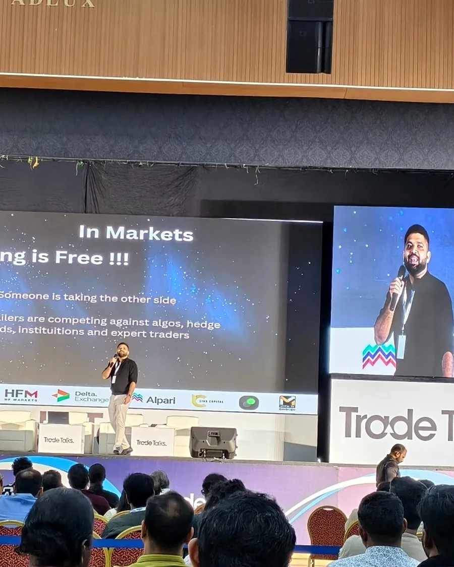 Sanoob Sidiq speaking at Trade Talks event